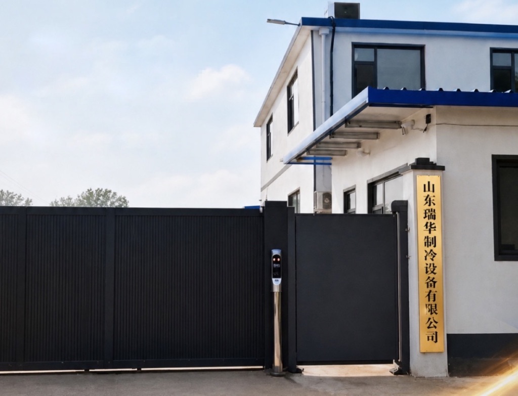 新公司大门口